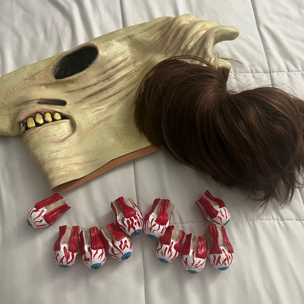 Beetle juice Adam maitland Halloween mask and eyes